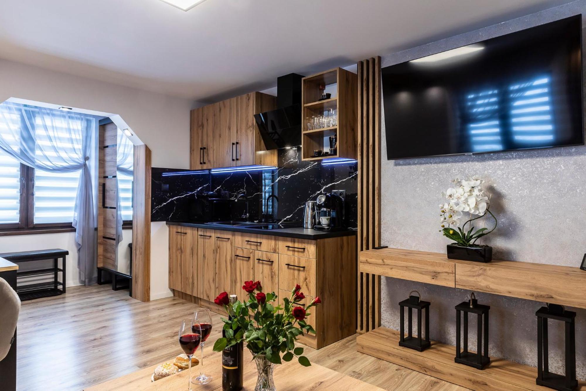Apartament Tatravika Z Basenem I Widokiem Koscielisko Luaran gambar