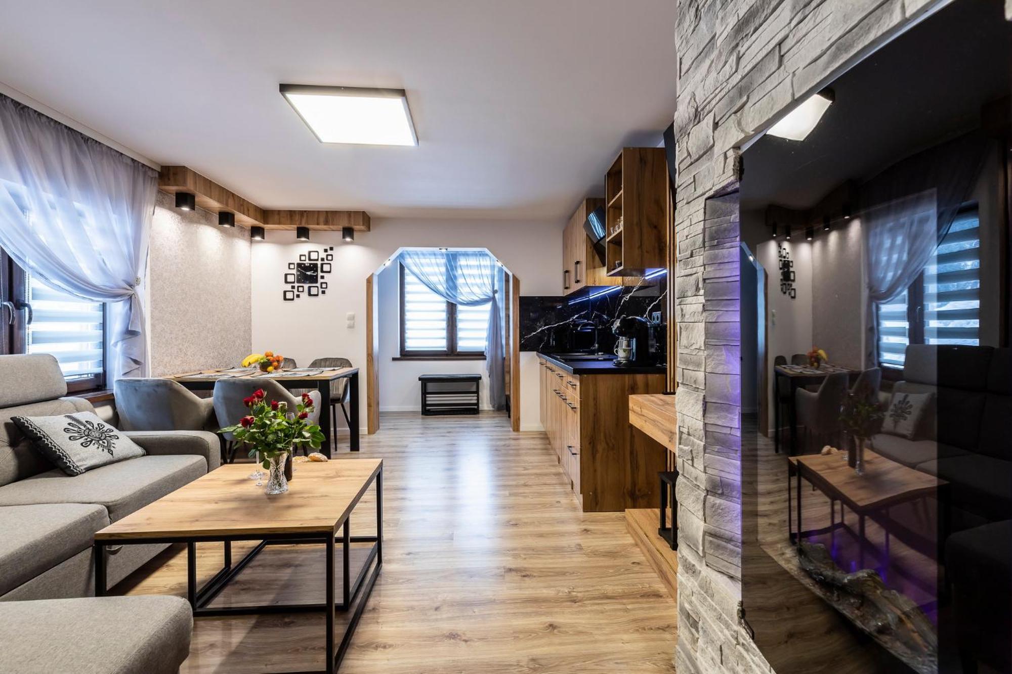 Apartament Tatravika Z Basenem I Widokiem Koscielisko Luaran gambar