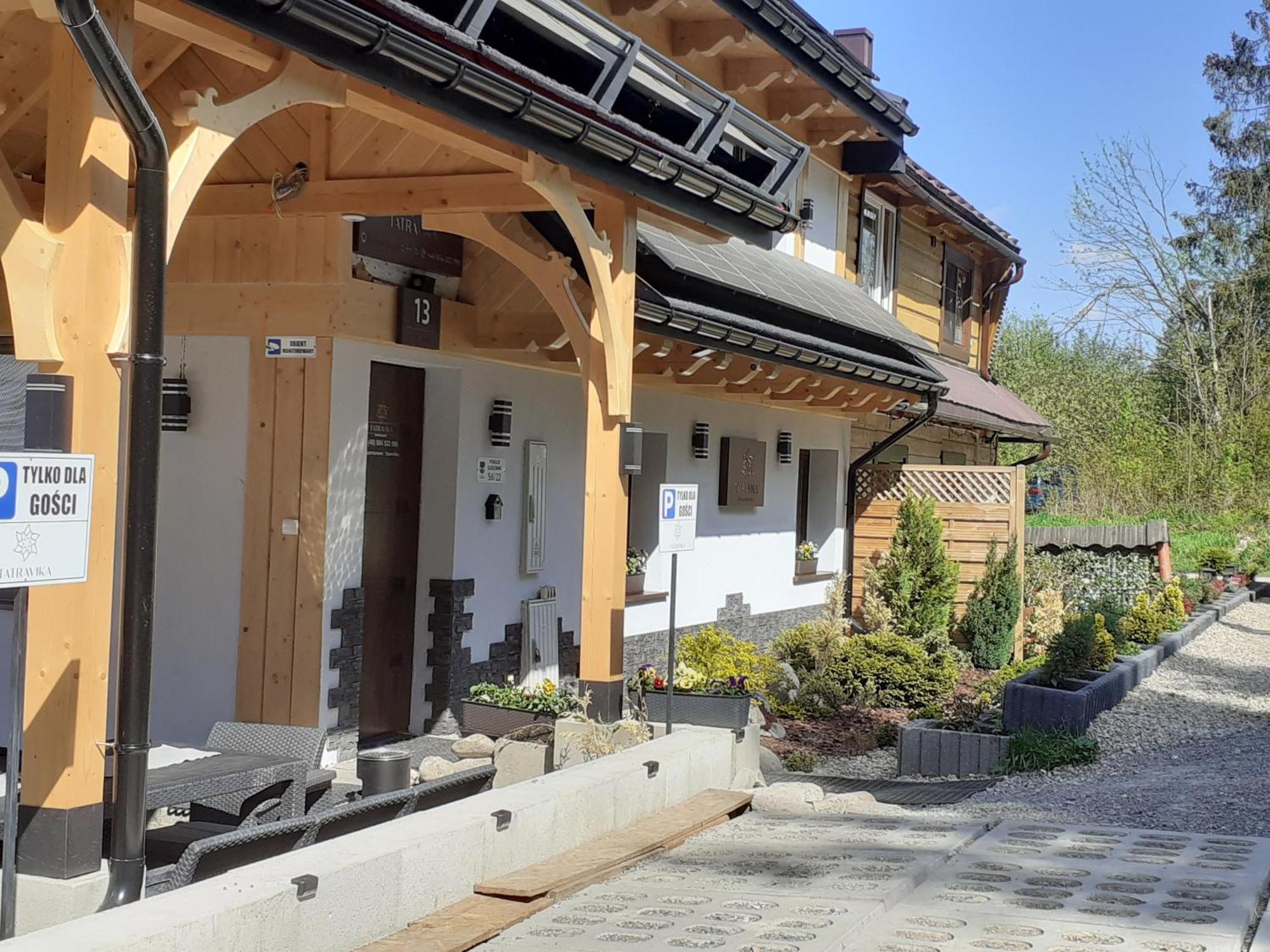 Apartament Tatravika Z Basenem I Widokiem Koscielisko Luaran gambar